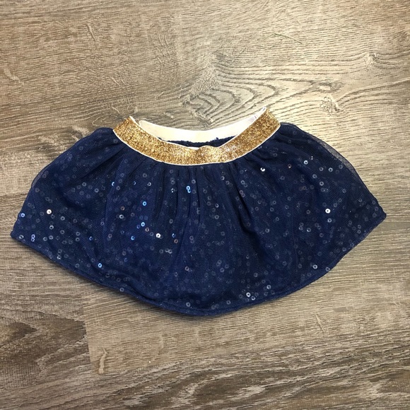 OshKosh B'gosh Other - 💙Precious Navy/ Gold Sequin Skirt💙